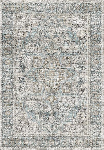 Dynamic Rugs JAZZ 6798-885 Beige and Taupe and Blue